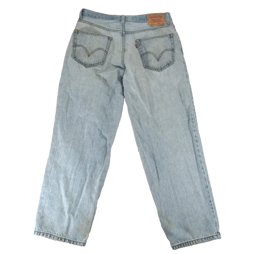 Levis 560 Jeans Mens‎ Size 33x30 (Actual 32x27) Loose Fit Tapered Leg Blue Denim